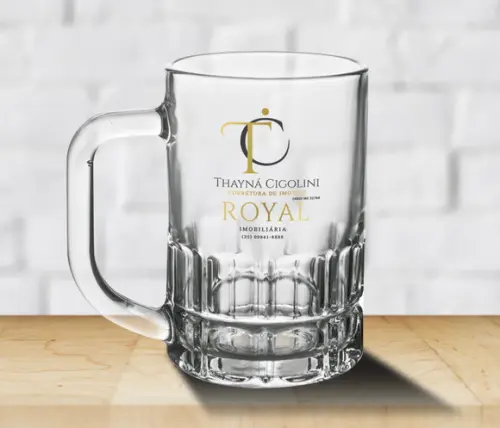 Caneca de Chopp Personalizada Munich 300ml - 100 Unidades