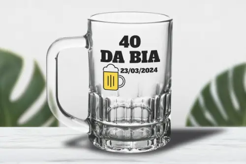 Caneca de Chopp Personalizada Munich 300ml - 100 Unidades