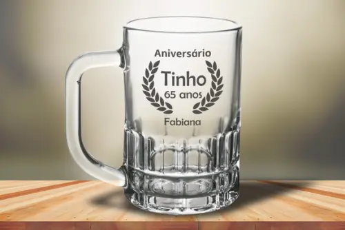 Caneca de Chopp Personalizada Munich 300ml - 100 Unidades
