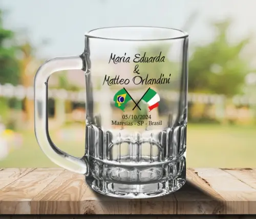 Caneca de Chopp Personalizada Munich 300ml - 12 Unidades