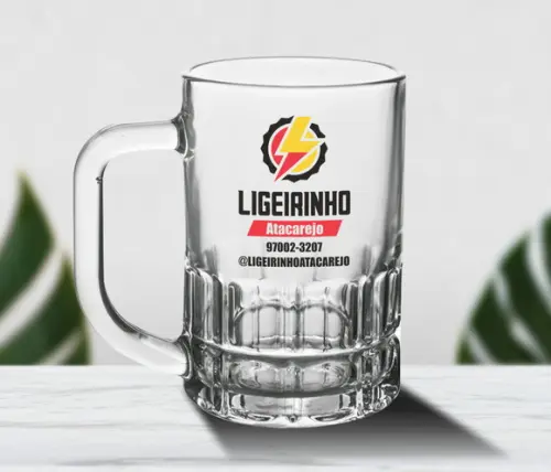 Caneca de Chopp Personalizada Munich 300ml - 24 Unidades