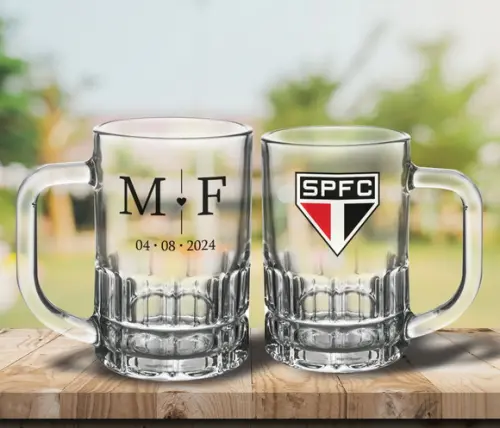 Caneca de Chopp Personalizada Munich 300ml - 24 Unidades