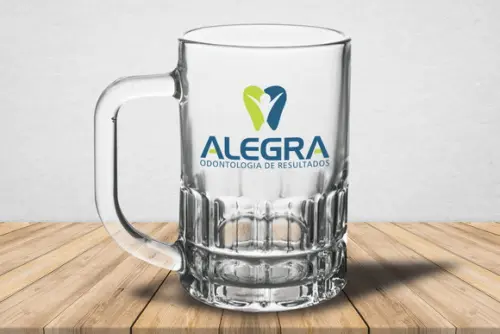 Caneca de Chopp Personalizada Munich 300ml - 36 Unidades