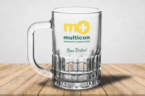 Caneca de Chopp Personalizada Munich 300ml - 36 Unidades