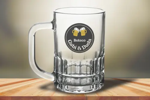Caneca de Chopp Personalizada Munich 300ml - 36 Unidades