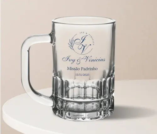 Caneca de Chopp Personalizada Munich 300ml - 48 Unidades