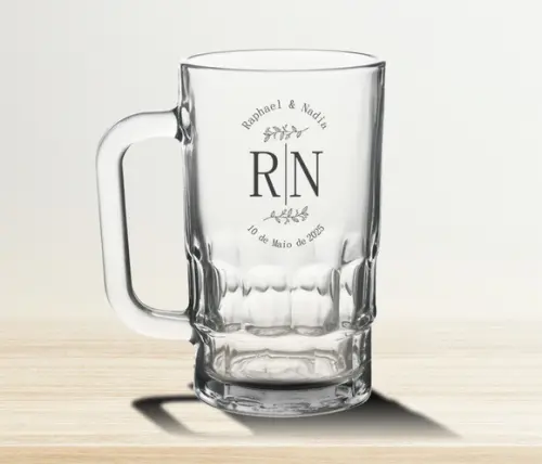 Caneca de Chopp Personalizada Munich 350ml - 12 Unidades
