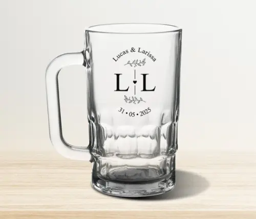 Caneca de Chopp Personalizada Munich 350ml - 24 Unidades