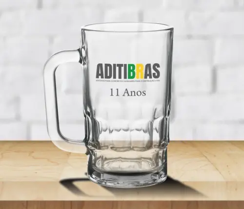 Caneca de Chopp Personalizada Munich 350ml - 24 Unidades