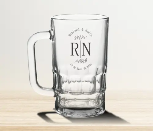 Caneca de Chopp Personalizada Munich 350ml - 24 Unidades