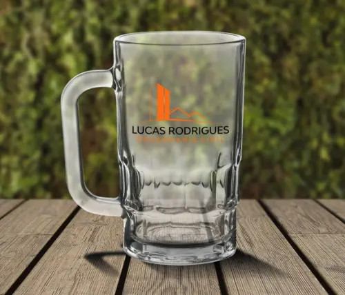 Caneca de Chopp Personalizada Munich 350ml - 24 Unidades