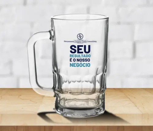 Caneca de Chopp Personalizada Munich 350ml - 48 Unidades