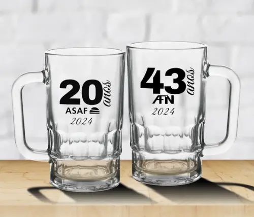 Caneca de Chopp Personalizada Munich 350ml - 48 Unidades
