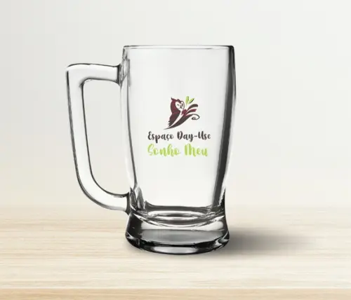 Caneca de Chopp Personalizada Safira 340ml - 100 Unidades