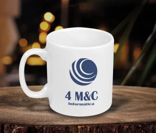 Caneca de Porcelana Personalizada 250ml - 24 Unidades