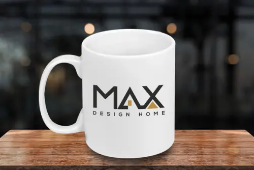 Caneca de Porcelana Personalizada de 300ml - 12 Unidades