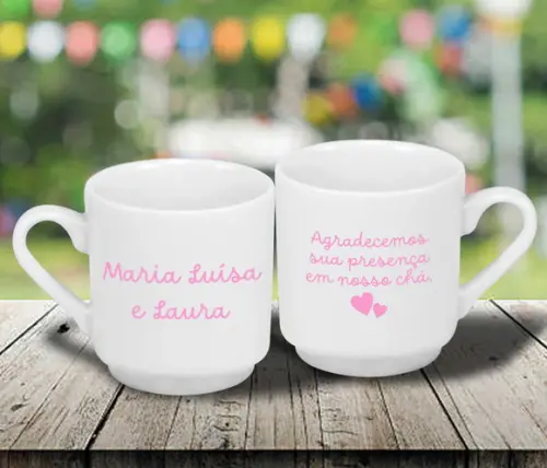 Caneca Personalizada Bela Vista 220ml - 100 Unidades