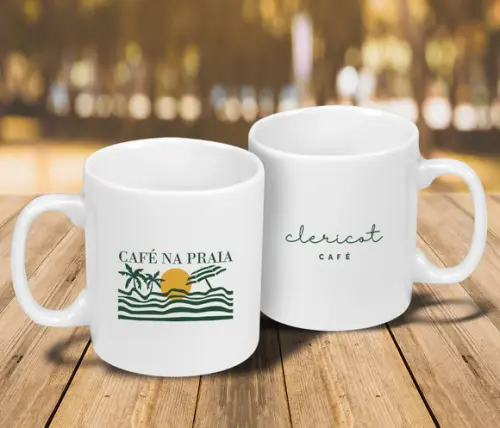 Caneca Personalizada 250ml de Porcelana - 24 Unidades