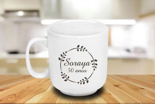 Caneca Personalizada Bela Vista 220ml - 12 Unidades