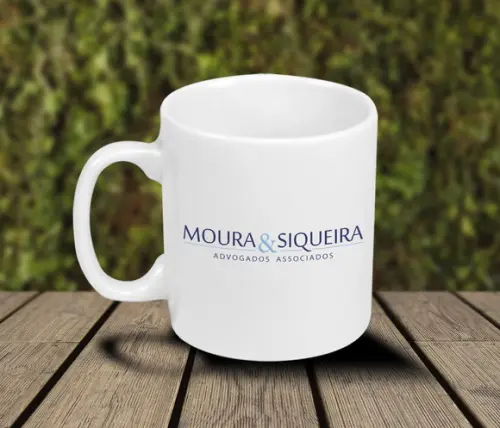 Caneca Personalizada de 250ml em Porcelana - 12 Unidades
