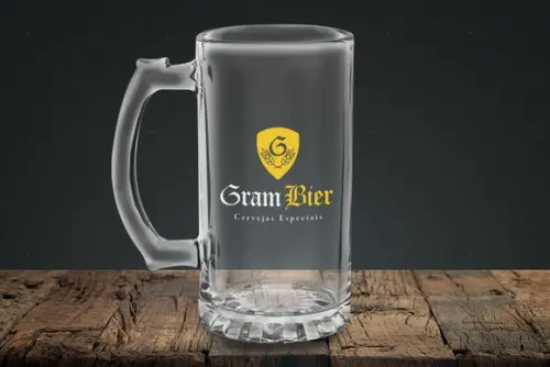 Caneca Personalizada de Chopp Berlim 500ml - 24 Unidades