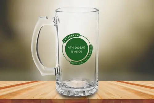 Caneca Personalizada de Chopp Berlim 500ml - 24 Unidades