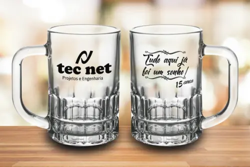 Caneca Personalizada de Chopp Munich 300ml - 24 Unidades
