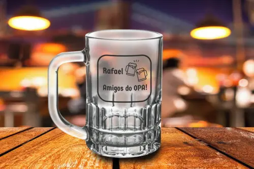 Caneca Personalizada de Chopp Munich 300ml - 36 Unidades