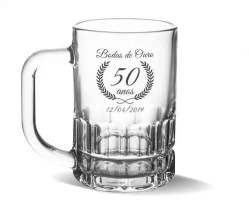 Caneca Personalizada de Chopp Munich 300ml - 48 Unidades