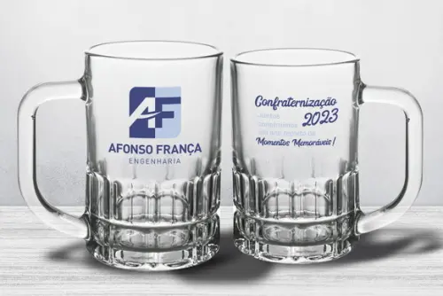 Caneca Personalizada de Chopp Munich 300ml - 48 Unidades