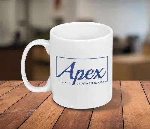 Caneca Personalizada de Porcelana 300ml - 24 Unidades