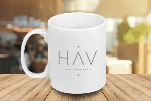 Caneca Personalizada de Porcelana 300ml - 24 Unidades