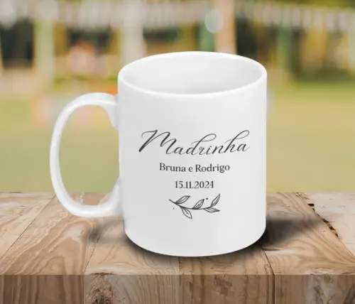 Caneca Personalizada de Porcelana 300ml - 36 Unidades