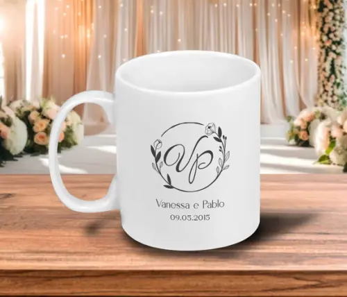 Caneca Personalizada de Porcelana 300ml - 36 Unidades
