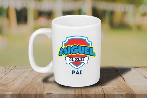 Caneca Personalizada de Porcelana de 160ml - Kit 36 Unidades