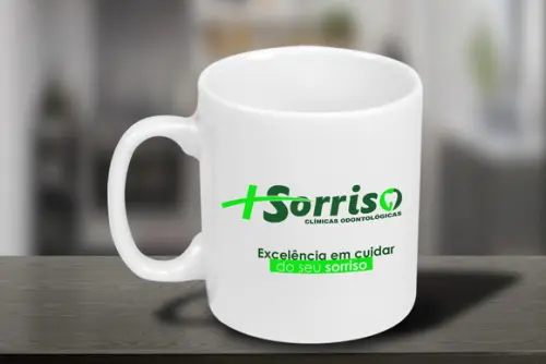 Caneca Personalizada de Porcelana de 250ml - 12 Unidades