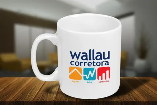 Caneca Personalizada de Porcelana de 250ml - 24 Unidades