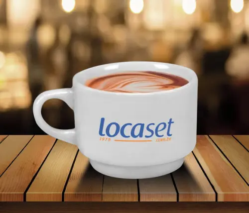 Caneca Personalizada Empilhavel 170ml - 12 Unidades