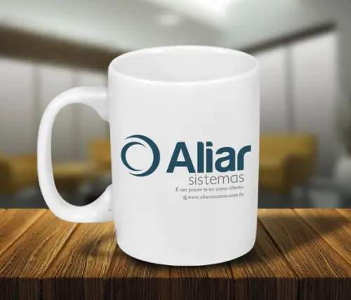 Caneca Personalizada Mini Mug de 160ml - 100 Unidades