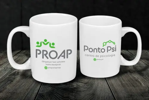 Caneca Personalizada Mini Mug de 160ml - 200 Unidades
