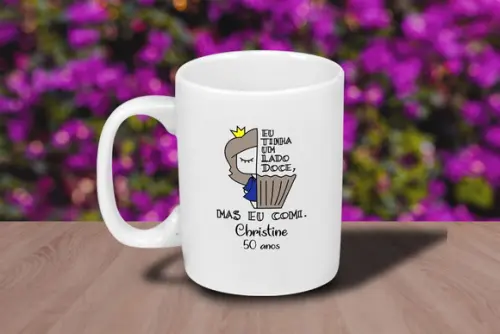 Caneca Personalizada Mini Mug de 160ml - 48 Unidades