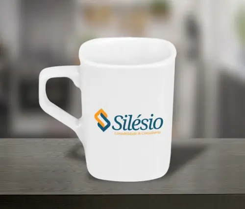 Caneca Personalizada Quadrada 160ml - 24 Unidades