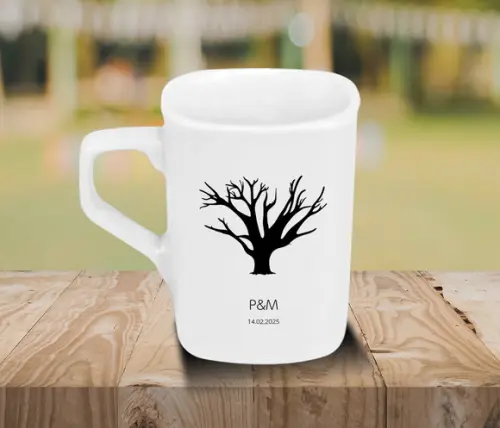 Caneca Personalizada Quadrada 160ml - 24 Unidades