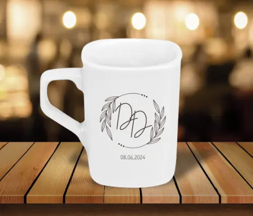 Caneca Personalizada Quadrada 160ml - 24 Unidades