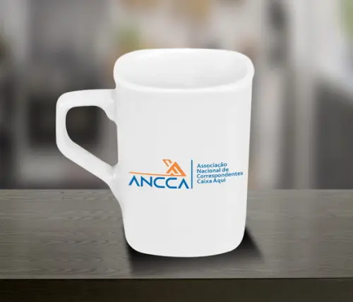 Caneca Personalizada Quadrada 160ml - 24 Unidades