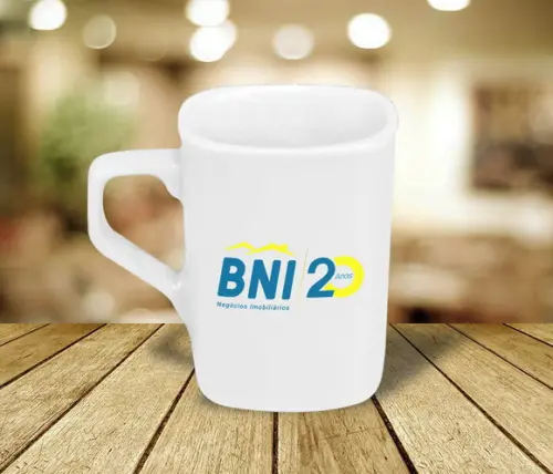Caneca Personalizada Quadrada 160ml - 24 Unidades