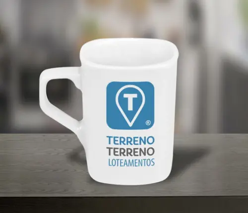 Caneca Personalizada Quadrada 230ml - 24 Unidades