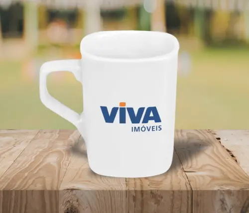 Caneca Personalizada Quadrada 230ml - 48 Unidades
