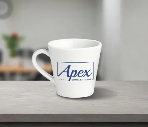 Caneca Personalizada Tulipa de 120ml - 100 Unidades