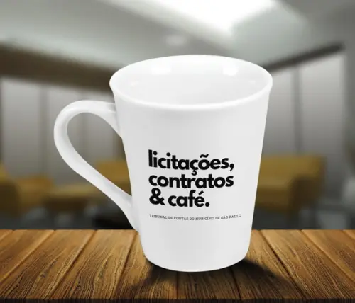 Caneca Personalizada Tulipa de Porcelana 250ml - 24 Unidades